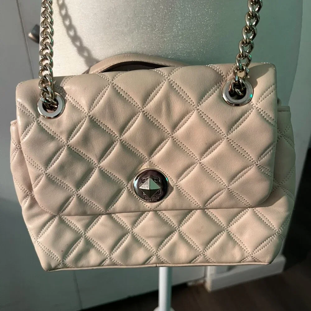 Kate Spade Quilted Shoulder Bag – Beige - Picture 7 of 7
